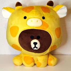 GS8742 Line Friends LF Jungle Brown - Raffy Yellow Giraffe